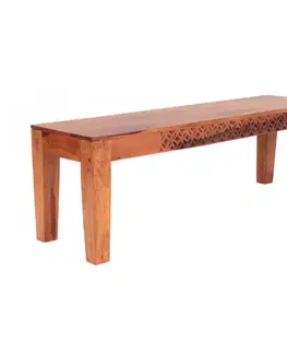 Jedálenské zostavy Lavica Mira 140x40 indický masív palisander
