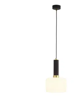 Svietidlá Jupiter 1852 - VA1 - Luster na lanku VANES 1xE27/60W/230V zlatá/čierna 1852