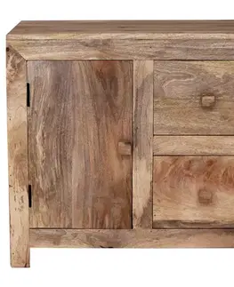 Kúpeľňový nábytok Skrinka pod umývadlo Hina 80x70x45 z mangového dreva