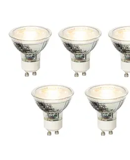 LED osvetlenie Sada 5 stmievateľných LED žiaroviek GU10 4W 300 lm 2700K