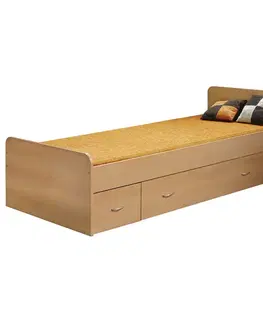 Postele Jednolôžko s úložným priestorom 90x200