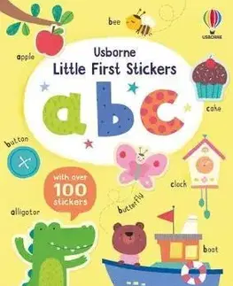 Nalepovačky, vystrihovačky, skladačky Little First Stickers ABC - Felicity Brooks