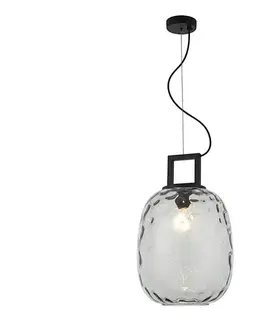 Svietidlá Viokef Lighting Závesný luster LUCY na lanku 1xE27/40W/230V dymovo čierny 4302801