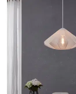 Svietidlá Eglo 43997 - Luster na lanku DOLWEN 1xE27/40W/230V pr. 42,5 cm biela 43997