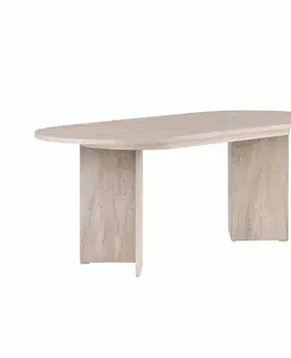 Jedálenské stoly MIKE rozkladací jedálenský stôl, traventine