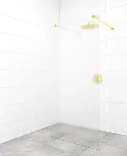 Sprchové dvere Sprchová zástena Walk-in 80 cm SAT vo farbe profilu zlatá SATBWI80MSZAVZ SATBWI80MSZAVZ