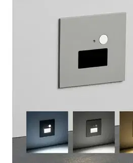 Svietidlá BRILAGI - LED schodiskové svietidlo so senzorom JACK LED/3W/230V 3000/4000/6500K sivá GXDO095