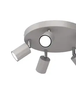 Svietidlá  Bodové svietidlo FUN 5xGU10/8W/230V sivé 9270
