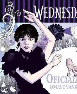 Pre deti a mládež - ostatné Wednesday: Oficiální omalovánky - Mike Meskin