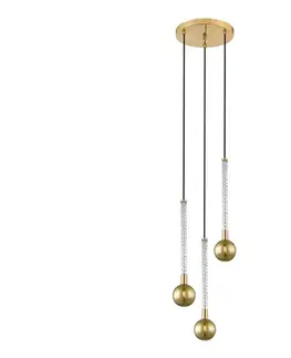 Svietidlá Zuma Line P0583-03B-2GHF - Luster na lanku MIDA 3xG9/6W/230V mosadz P0583-03B-2GHF