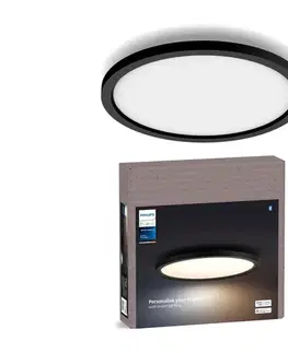 Svietidlá Philips - LED stmievateľné stropné svietidlo Hue AURELLE LED/21W/230V priemer 39,5 cm čierne 8720169329072