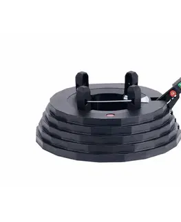 Vianočné dekorácie Stojan na vianočný stromček s pedálom Comfort Deluxe, čierna