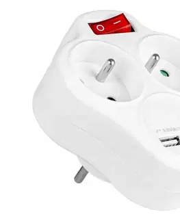 Predlžovacie káble Vayox Rozbočovacia zásuvka s vypínačom 2× zásuvky + USB-C + USB-A BX14694