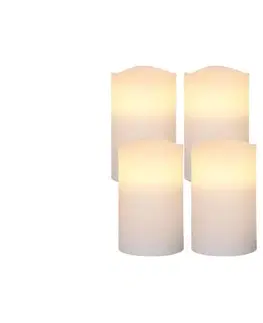 Svietidlá Eglo 410036 - SADA 4x LED Vianočná dekorácia MAY LED/0,066W/3xAAA biela 410036