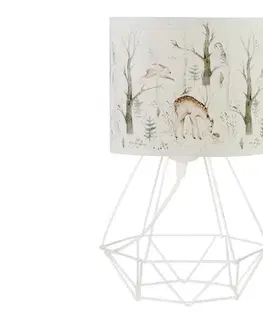Lampy  Detská stolná lampa KIDS ROOM 1xE27/60W/230V pr. 18 cm zvieratká H0950