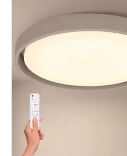 Svietidlá BRILAGI -LED Stmievateľné svietidlo MATTEO LED/60W/230V 3000-6500K priemer 51,5 cm taupe+diaľkový ovládač WO800-OEM30-50