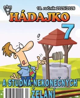 Pre deti a mládež - ostatné Hádajko 7 2026 a studňa nekonečných želaní - Jela Mlčochová