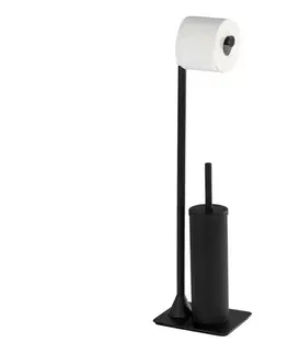 Svietidlá WENKO 23710100 - WC kefa HELLA 15x69 cm čierna 23710100