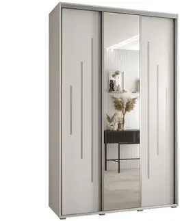 Šatníkové skrine Skriňa 45 Canaris 13 180 biela/silver