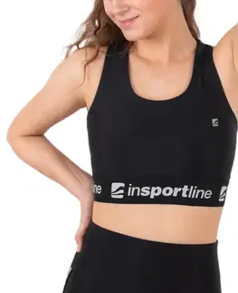 Dámske spodky Dámsky podprsenkový top inSPORTline Azareta čierna - S