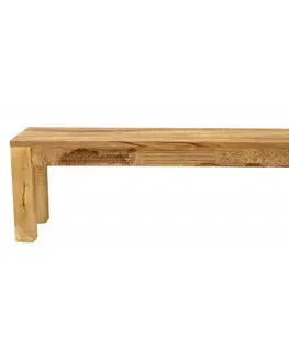 Jedálenské zostavy Lavica Manu 140x40 indický masív mango