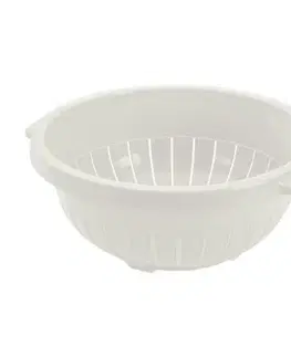 Sita Kinekus Sitko plastové, priemer 27x11cm, biele, "Scolapasta-Scolariso", TONTARELLI