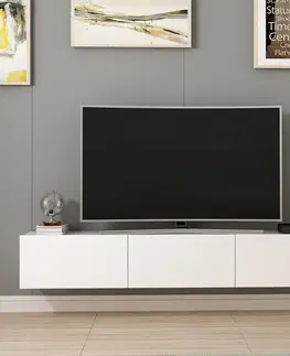 Obývacie steny TV skrinka / Obývacia stena Rigel - White