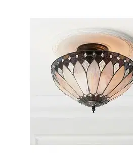 Svietidlá Endon 63978 - Prisadené stropné svietidlo Tiffany BROOKLYN 3xE27/60W/230V, priemer 40 cm 63978
