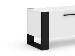 TV stolíky ArtBm TV stolík NUKA 200 | biely