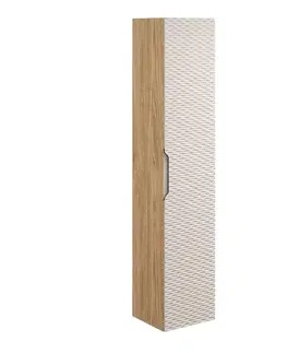 Skrinky do kúpeľne ArtCom Vysoká skrinka do kúpeľne OCEAN Beige 80-01-1D