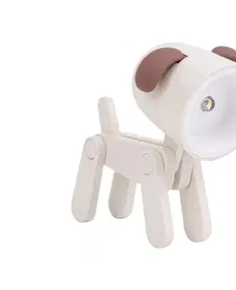 Lampy Bohemia-Design LED stolná lampa LED/0,06W/3xLR41 pes biela DOG-W