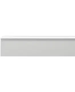 Kúpeľňový nábytok MEXEN/S - Orio kúpeľňová skrinka 120 cm s umývadlom Vela, 1 šuplík, sivá mat/biela mat 91A10-12023-1-BF62-W23M01