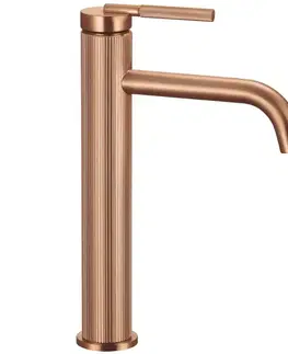 Kúpeľňové batérie REA - Umývadlová batéria Argon Brush Copper vysoká REA-B2090
