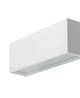 Záhradné lampy Rabalux 77076 vonkajšie nástenné LED svietidlo Mataro 10 W, biela
