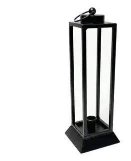 Taburetky Estilo Home Dekoratívna lucerna HALL 34 cm čierna 5905623254623