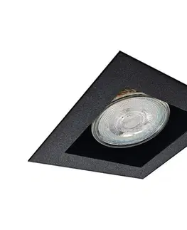 Svietidlá - Brosline 3032 - Podhľadové svietidlo CAGE 1xGU10/10W/230V čierne 3032