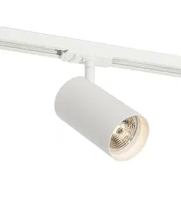 Koľajnicové svetelné systémy Moderný bodový reflektor biely pre 1-fázový koľajnicový systém 70 mm - Iconic Jeana Luxe