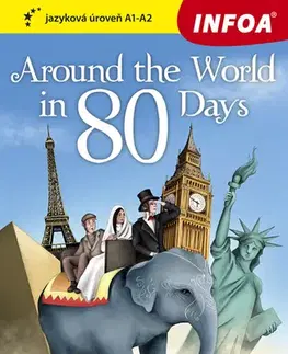 Zjednodušené čítanie Četba pro začátečníky - Around The World in 80 Days (A1-A2) - Jules Verne