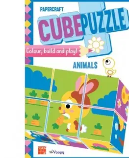 Pre deti a mládež - ostatné Zvieratká - Papierové puzzle kocky