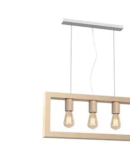 Svietidlá  Luster na lanku MACK 3xE27/60W/230V MLP5464