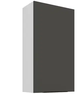 Kuchynské skrinky visiace Kuchynská skrinka Aria-Gr/Wh Anti Fingerprint 60g-108 1f