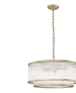 Svietidlá Zuma Line P0528-06H-V6AC - Luster na reťazi SERGIO 6xE14/60W/230V zlatá P0528-06H-V6AC