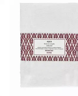 Záclony do obývačky Záclona na šnurovanie AQUA polyester biela 140x160 Merkury Home