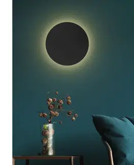 Svietidlá  Nástenné svietidlo LUNA 4xG9/8W/230V pr. 40 cm čierna 6014