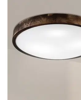 Svietidlá BRILAGI - Stropné svietidlo CARVALHO SLIM SMOKEY 3xE27/60W/230V, dub, priemer 47,5 cm LD.PD-8.3
