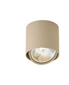 Bodove svetla Moderný naklápací stropný bodový reflektor Taupe GU10 AR111 - Impact