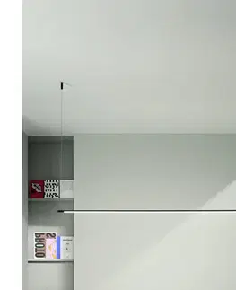 Svietidlá Ondaluce - LED Stmievateľný luster na lanku GENIUS LED/28W/230V čierna SO.GENIUS/160-NERO