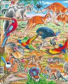 LARSEN puzzle Larsen Puzzle Puzzle Austrálska fauna Larsen FH45-ZZ