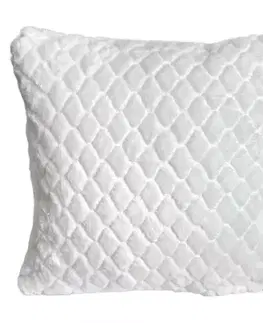 Dekoračné obliečky Dekoračná obliečka na vankúš KX239-101s 40x40 cm biela
