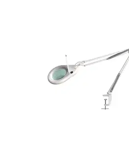 Lampy Geti LED Stolná lampa s lupou LED/9W/230V biela/chróm 06650785